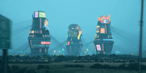 chillxpanic:Incredibly eerie art by @simonstalenhag. There are...