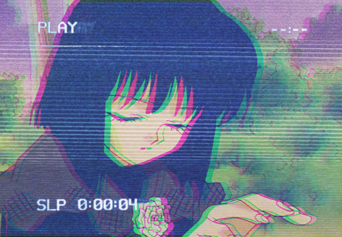 anime girl glitch | Tumblr