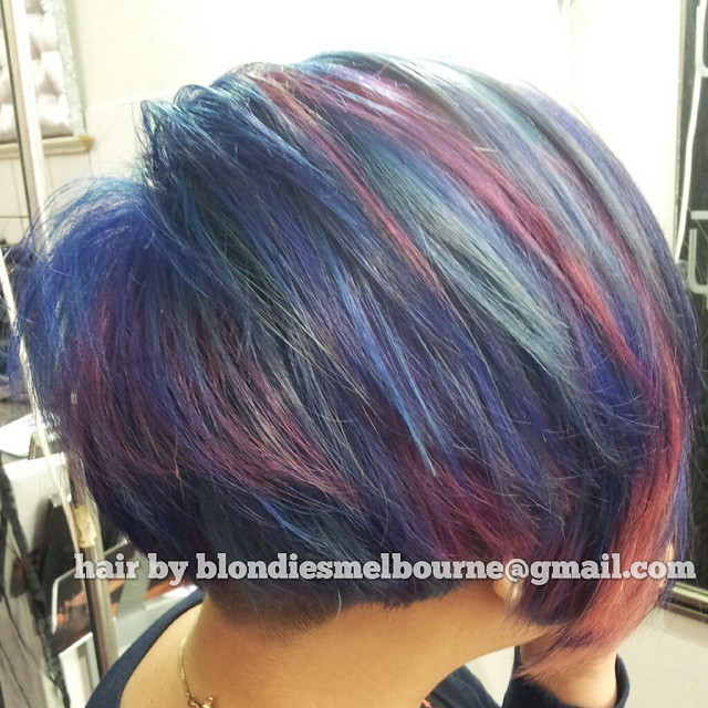 Blondies Hair Peacock Shimmers By Blondieshair Peacock