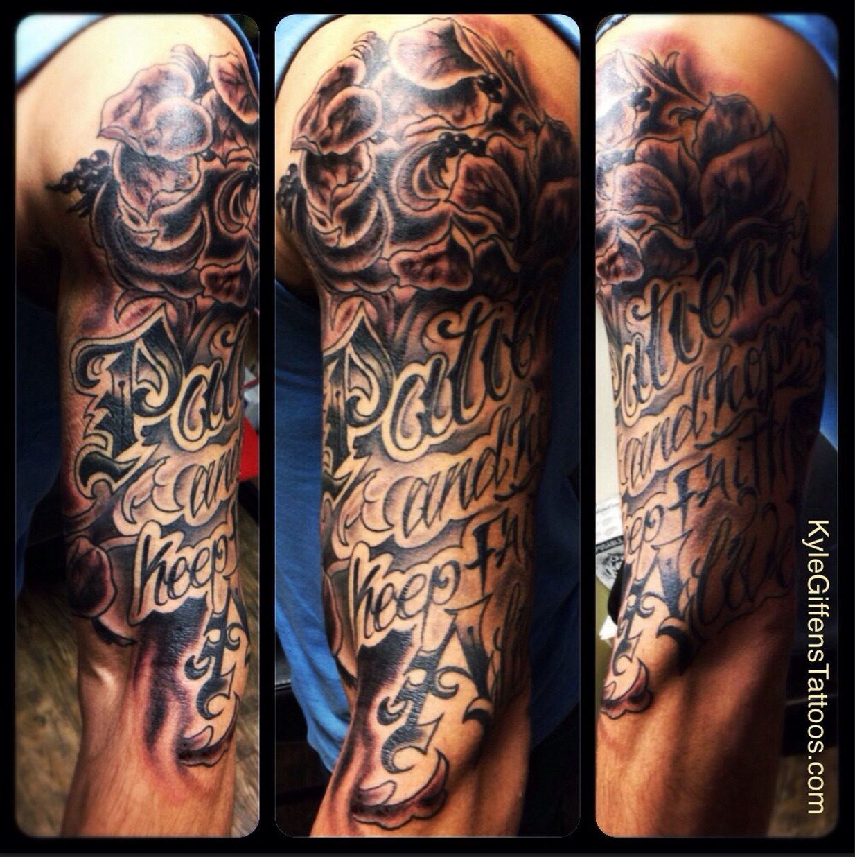 Little Pricks Tattoo Studio | Beautiful black and grey half sleeve by ...