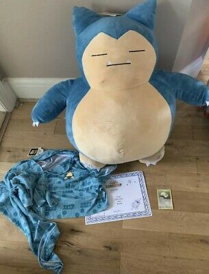 giant snorlax plush build a bear