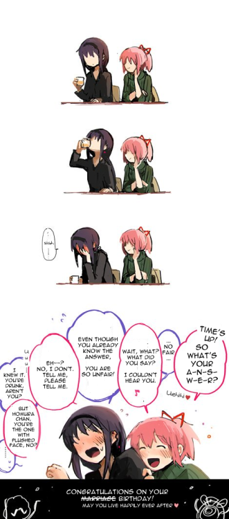 warireku:Adult MadoHomu - Madoka’s Birthday (Edit: fixed...