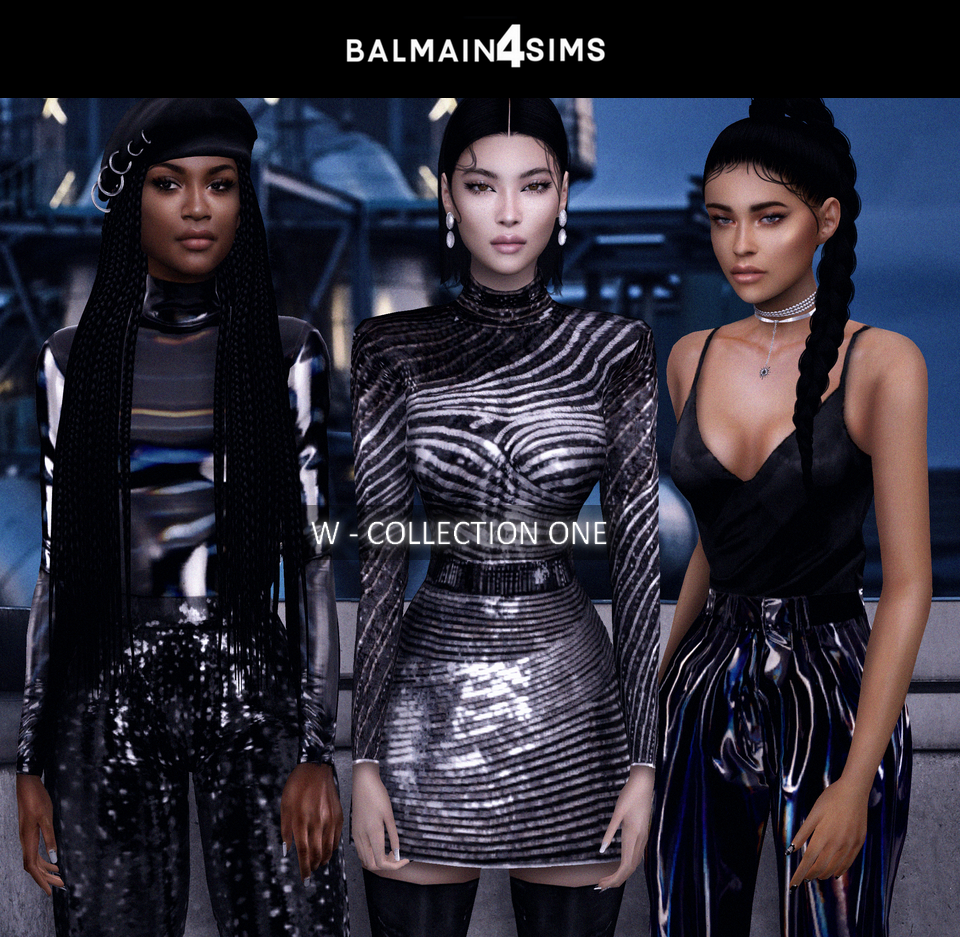 Balmain gowns discount sims 4