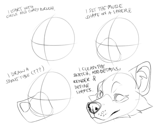 Do you think you could help me(and others??) with drawing snouts and ...