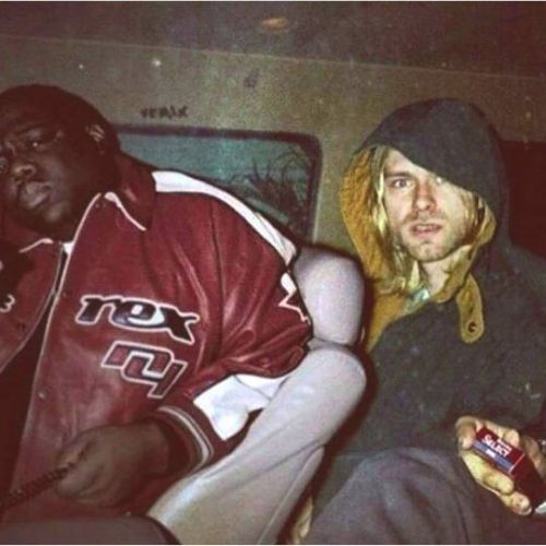 streetdepot:Very RareBiggie & Kurt Cobain