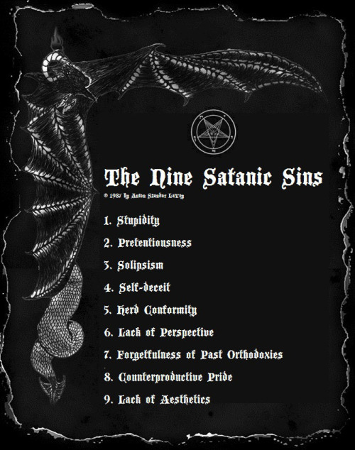 laveyan-satanism:LaVeyan Satanism is a religion founded in...