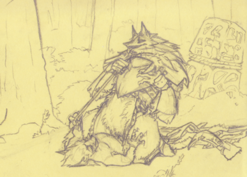 A picture from a stream last week, and a post-it note dudl I...