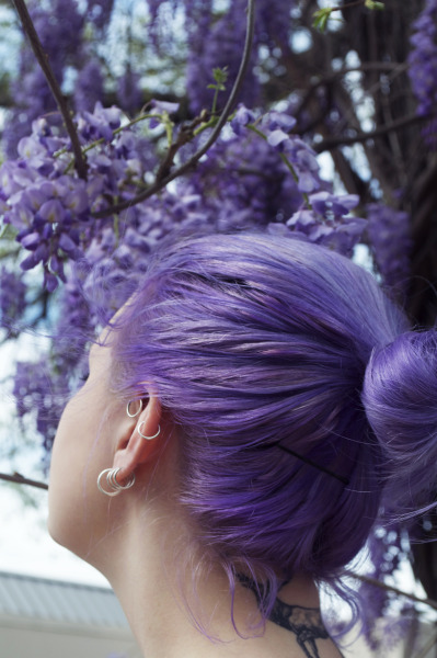 Lavender Hair Tumblr