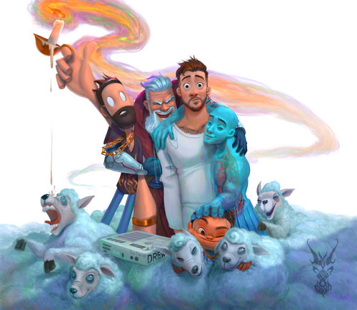 theamazingdigitalart:Jon Bellion “Growth” byDavid...