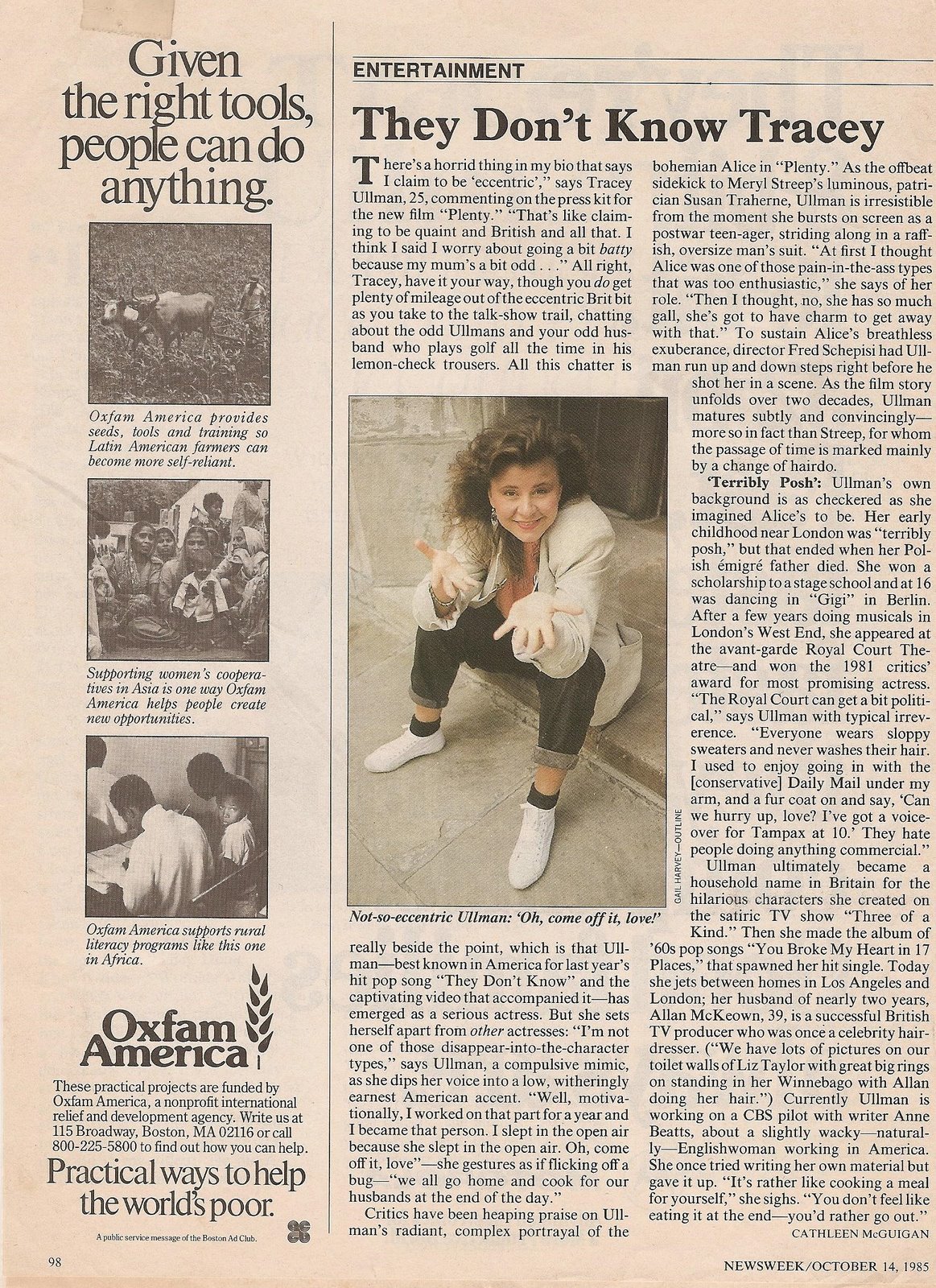 Tracey Ullman (born 1959 (naturalized American citizen) Tracey Ullman (born 1959 (naturalized American citizen)