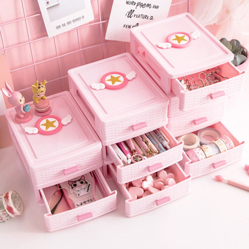 softjoy:card captura sakura pink storage box // $17.9010%...