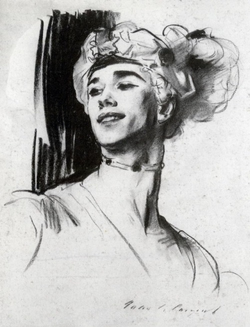 artist-sargent:Vaslav Nijinsky in Le Pavillon d'Armide, 1911,...