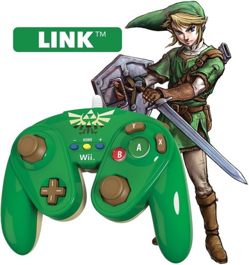 PDP Wired Fight Pad for Wii U - Link