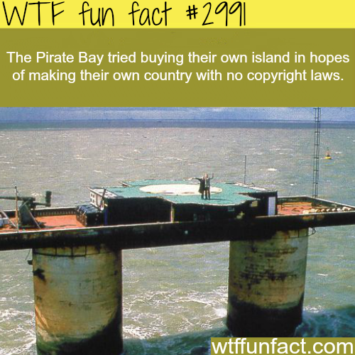 wtf-fun-factss:Sealand island, Piratebay tried to buy this...