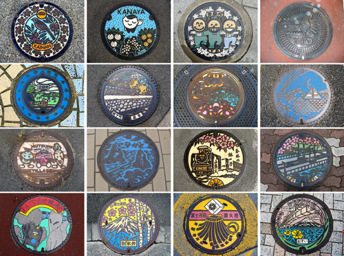 culturenlifestyle:Japan’s Artistic Manhole Covers Paving The...