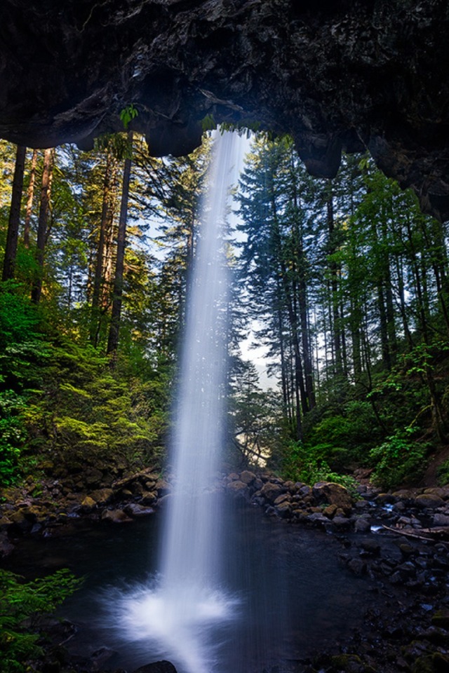 Ponderation — sublim-ature: Upper Horsetail Falls, Oregon...