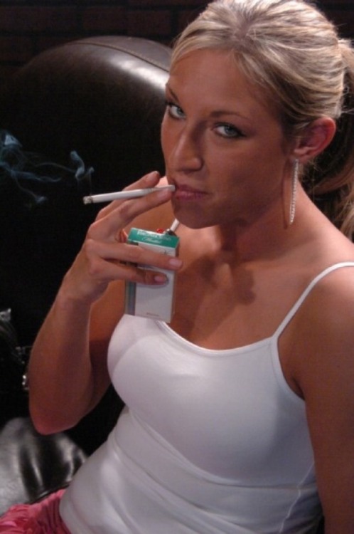 Beautiful women smoking