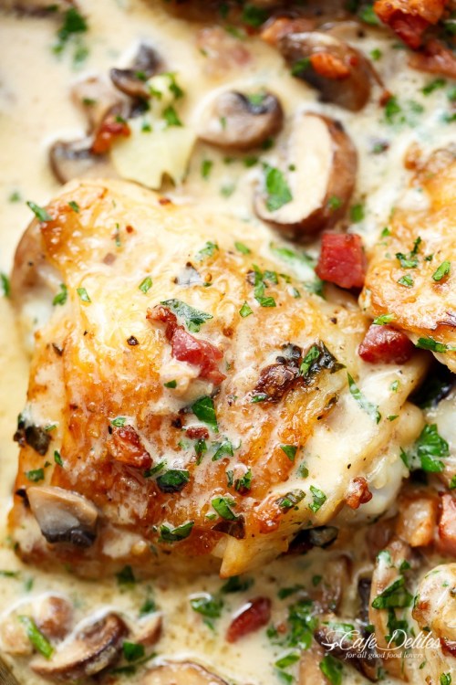 foodffs:CREAMY GARLIC PARMESAN MUSHROOM CHICKEN &...