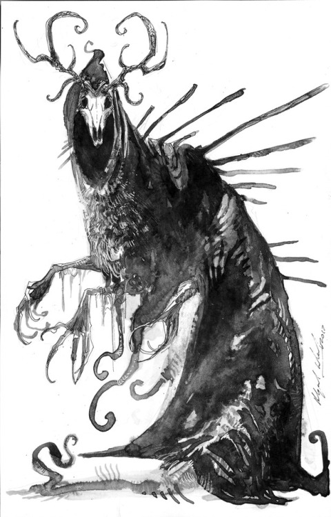 abz-j-harding:Some Monster Designs I did for an indie horror...