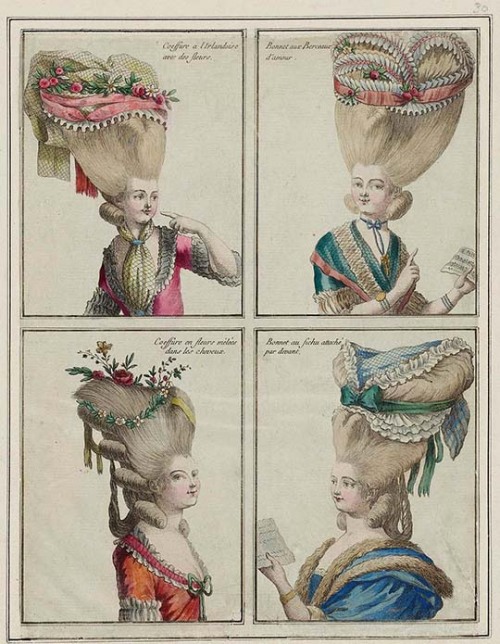“I will send my dear mother drawings of my different hairstyles with the next courier; you may find them ridiculous, but here people are so used to them that they are no longer noticed, because everyone has similar hairstyles.
”
–Marie Antoinette to...