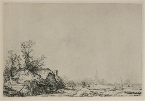 baroque-art-appreciation:A Village with a River, 1645,...