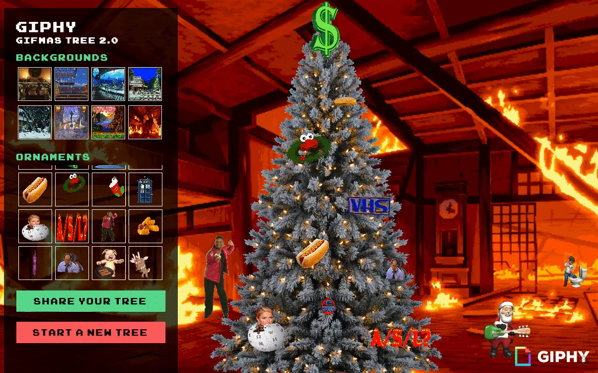It’s a Christmas miracle! Our GIFMAS Tree got make over! Decorate yours now.