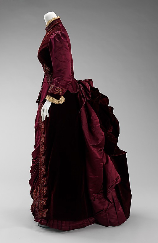 Dress Charles Frederick Worth c.1885 MET - gdfalksen.com