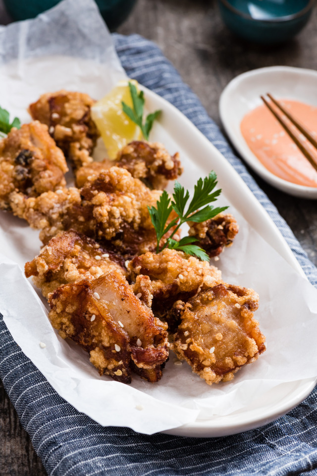 Omnivore's Cookbook — Japanese fried chicken has a super crispy coating...
