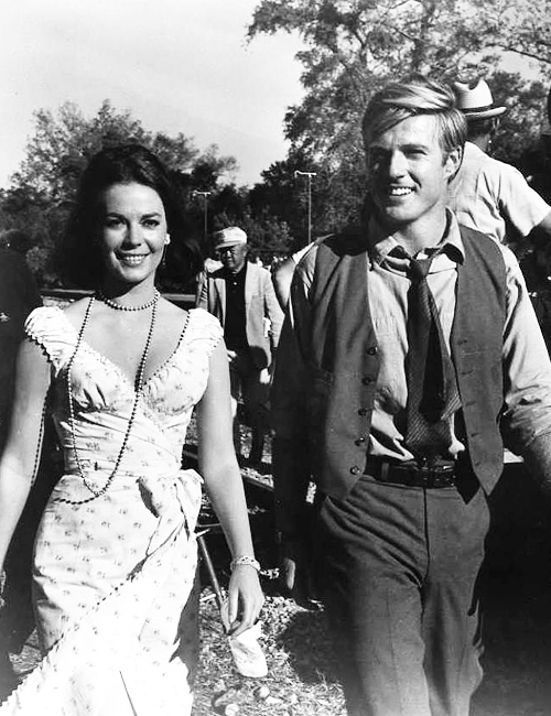 tracylord:Natalie Wood and Robert Redford on set of “This...