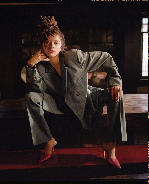 elslehughes:Sasha Lane photographed by Daniel Regan for Oyster...