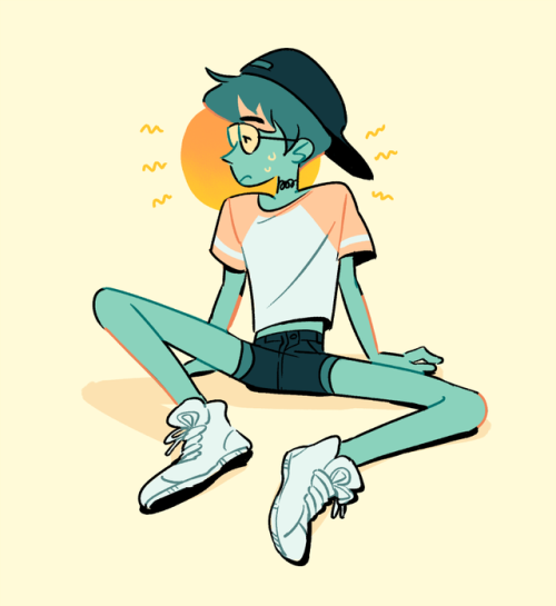 kingkimochi:it’s hot outside and I DONT LIKE IT!!!