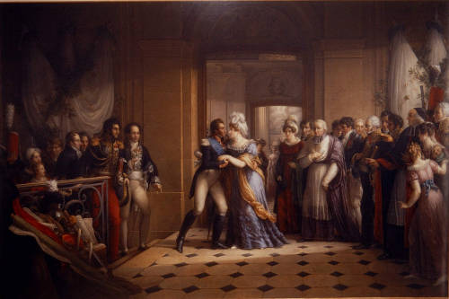 The reunion of the duc and duchesse d’‘Angoulême by Étienne Barthélémy Garnier (1759 - 1849) [credit: Musée des Beaux-Arts, via Chartres.fr]