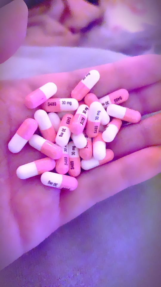 💗. precious pink popping pills. 