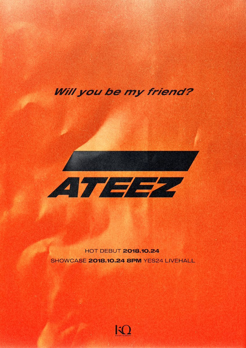 MY KPOP MULTIFANDOM — KQ Entertainment’s new boy group ATEEZ has...