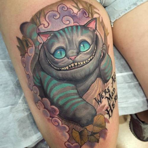 cheshire cat tattoo on Tumblr