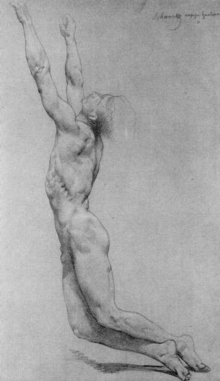 artist-bouguereau:Study for The Flagellation of Christ,...