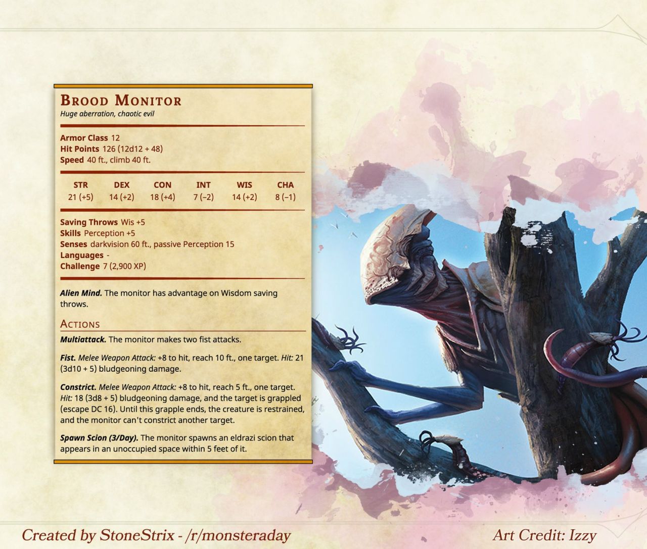 DnD 5e Homebrew — Eldrazi Monsters by Stonestrix