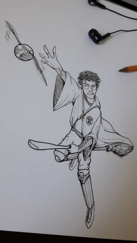 Inktober Day 1. First time taking part in it and I’m sooo excited!