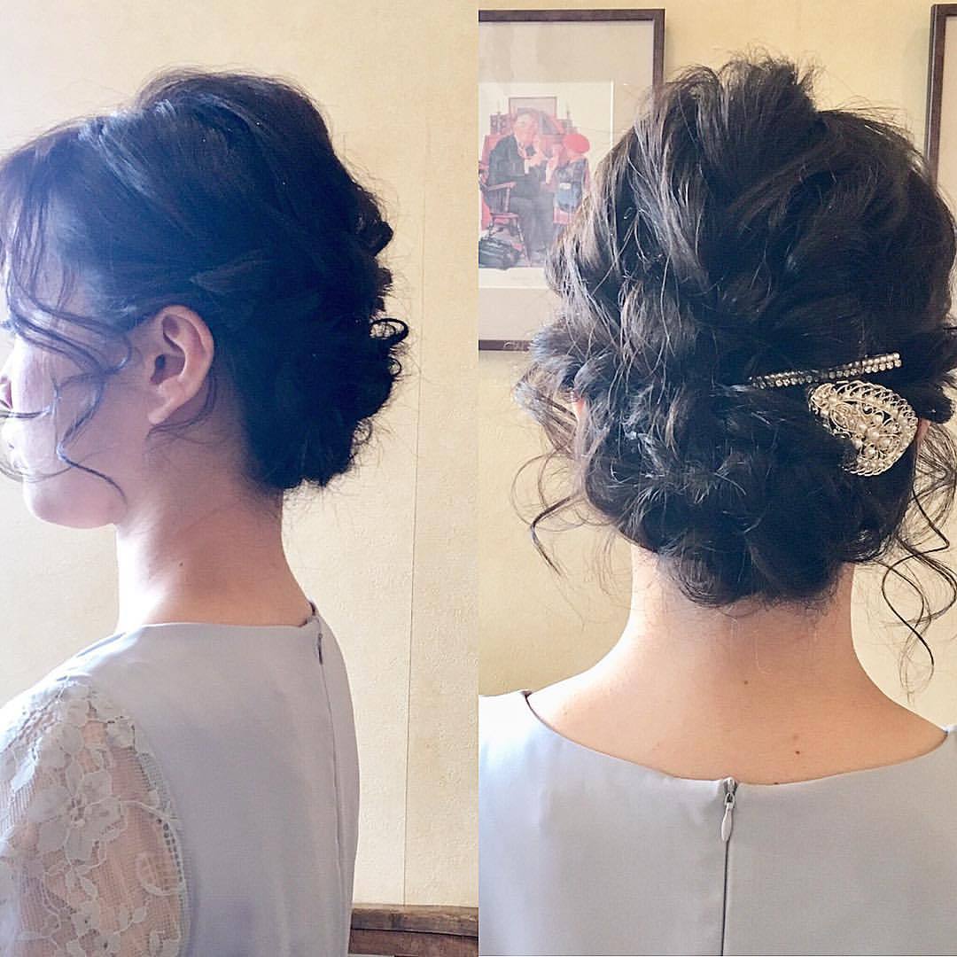 Espoir 結婚式お呼ばれスタイル およばれヘア ヘアアレンジ