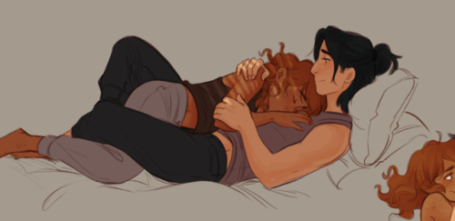 vasira96:some soft anna and isaac drawings bc i couldn’t leave...