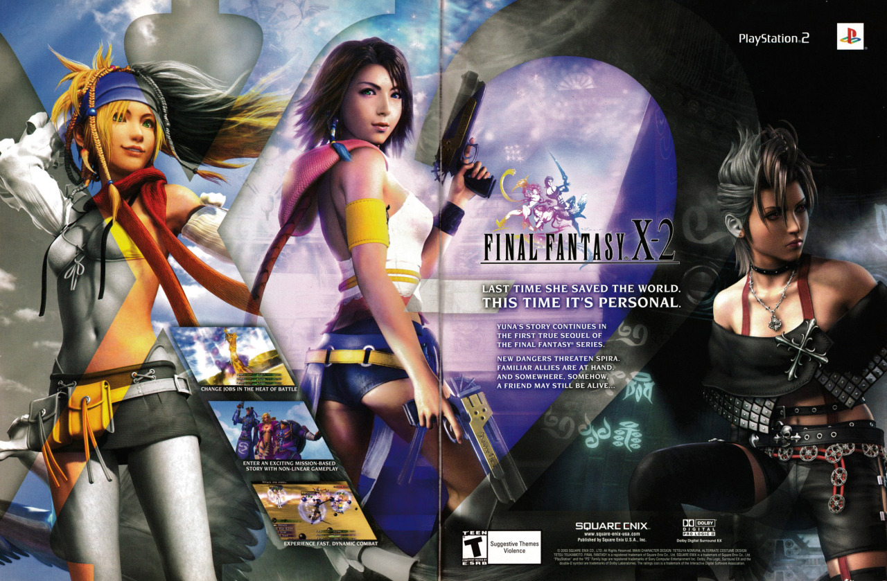 Video Game Print Ads — "Final Fantasy X-2" GamePro ...