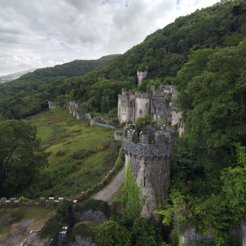 faerieforests:Gwrych Castle by Matt Emmett