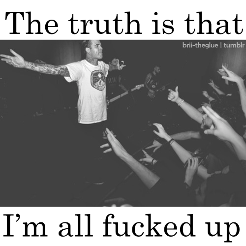 punkof-pop:All Fucked Up // The Amity Affliction