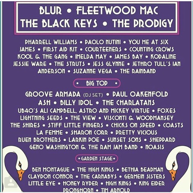 Music🎤 Sports🏈 Entertainment🎉 — Isle of Wight Festival 2015 Lineup.