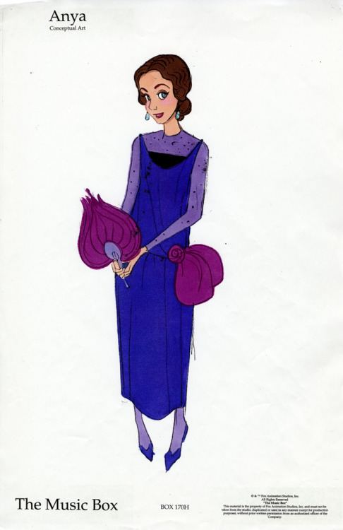 animationandsoforth:Early Anya character designs for Anastasia