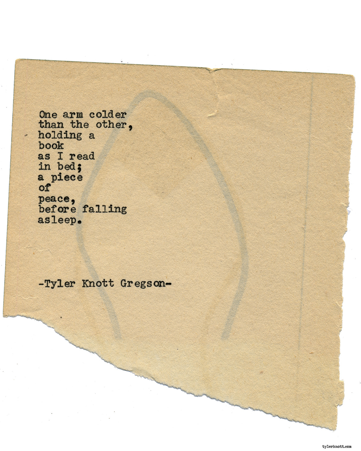 Tyler Knott Gregson — Typewriter Series #1746 by Tyler Knott Gregson