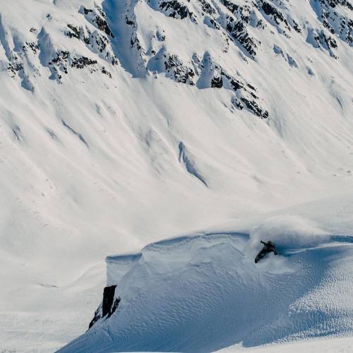 russosdiary:Looking for features in Alaska was fun. 20 ft...