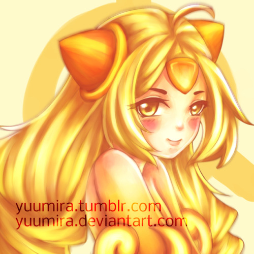 Yellow Fairy from Rune Factory 4! Drawing these fairies reminds...