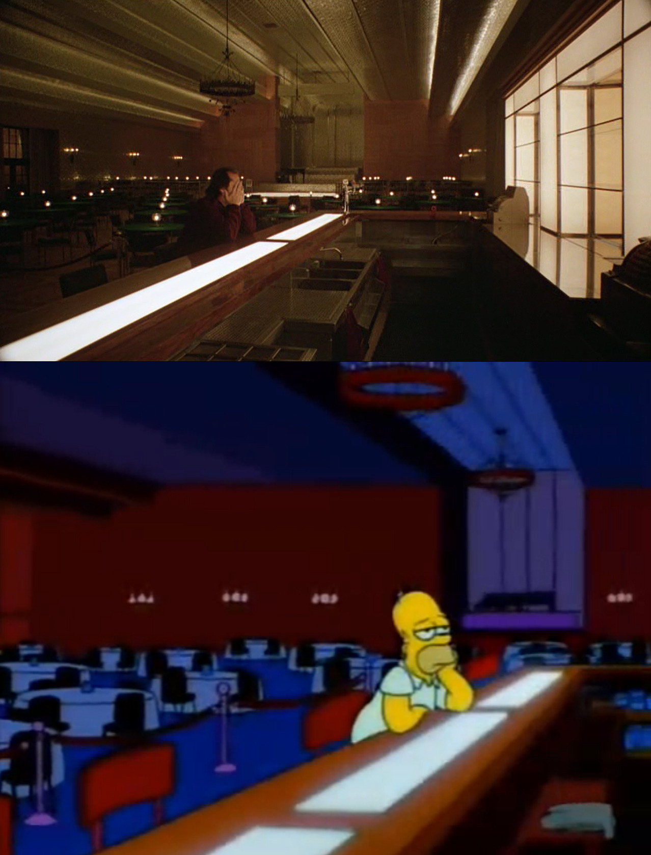 Mmm... The Simpsons, realistortion: The Shining Vs. The Simpsons ...