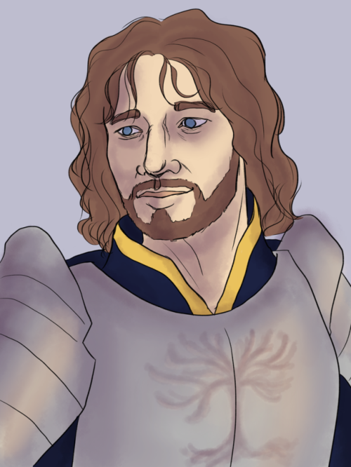 flemmart:quick drawing of my favourite character ever, faramir...